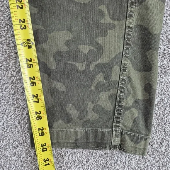 Superdry Cargo Trousers Mens 34x32 Green Camo Pants Utility Military Combat - Picture 8 of 10